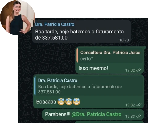 Depoimento da Dra. Patrícia Castro